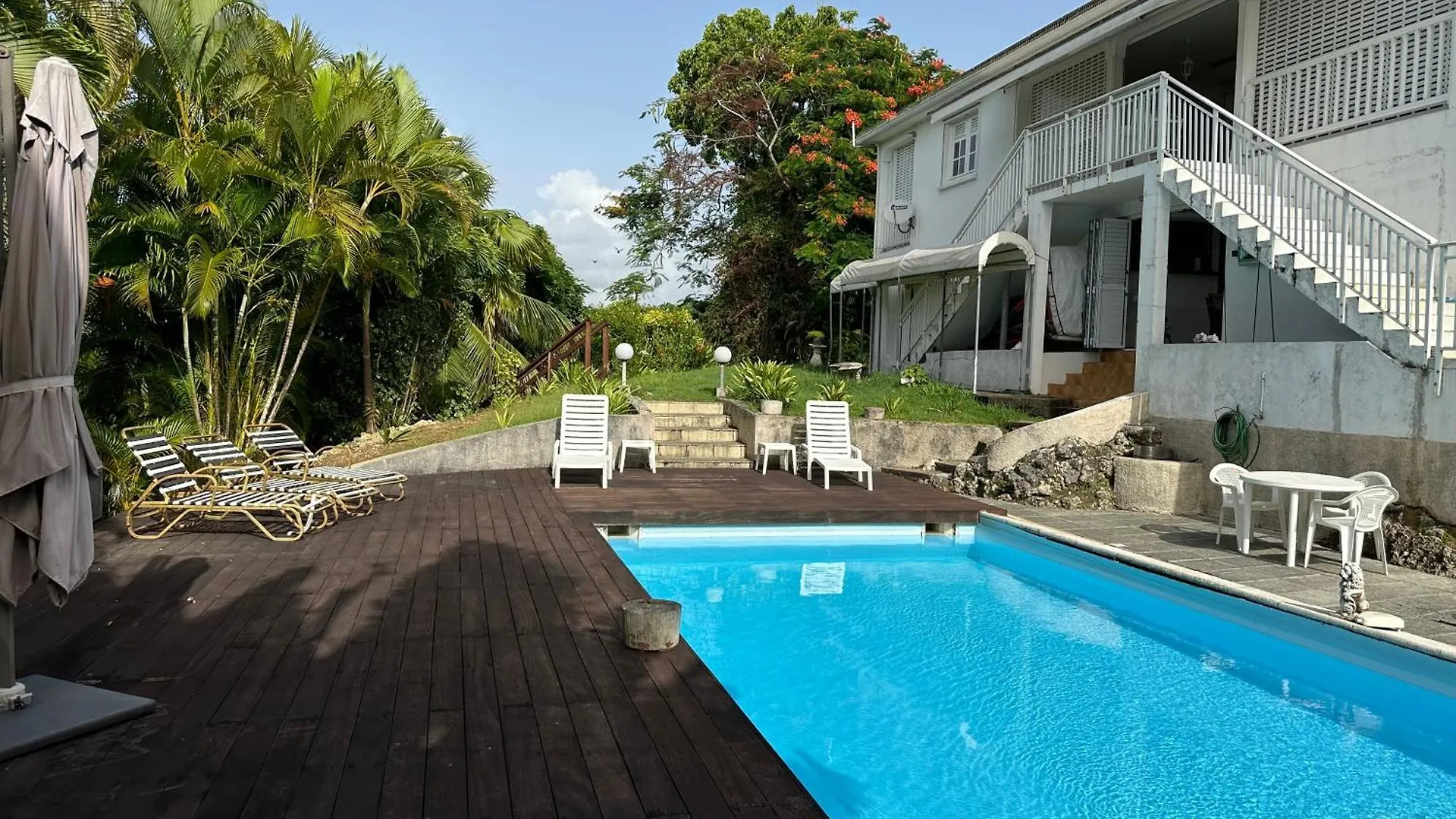 Residence Morne Bunel En Guadeloupe - Zone Prisee Abymes - Gosier - Pointe-A-Pitre Avec Piscine, Jardin, Arbres Fruitiers Les Abymes